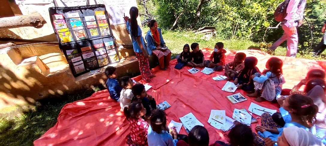 पढाई शिविरले केदारस्युँका विध्यार्थीको पढाईसँगै सिर्जनात्मक कलाको विकास भयो